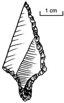 An Ahrensburg arrowhead
