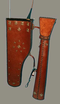 Mounted archery quivers