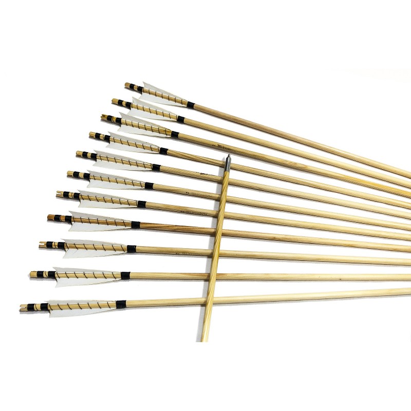 Order Wooden arrows for traditional and medieval archery