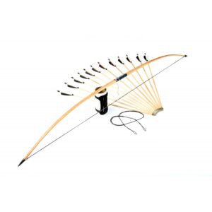 English Longbow Set - Trilaminate English Longbow, Armguard, 12 Arrows ...